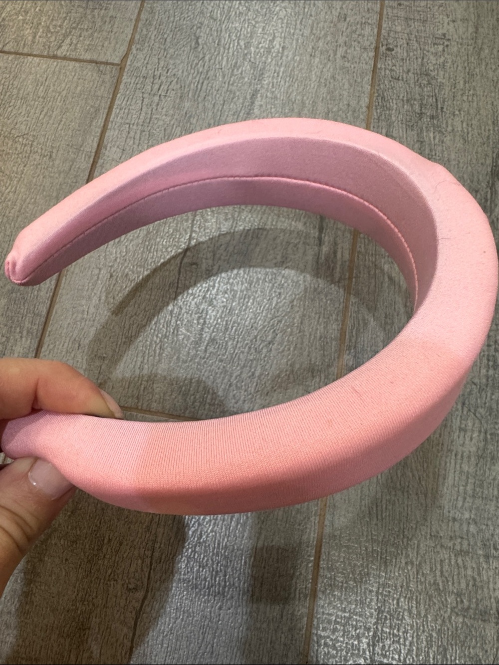 Designer inspired Pink Logo Triangle Head band - Picture 5 of 5